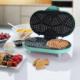Gofrownica Bestron Bestron double waffle maker ADWM1000M 700W green - mint 1