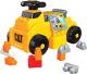 Mega Bloks Mega Bloks Mega Bloks CAT Build N Play Ride On Ride On (Yellow/Black) 1