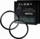Alogy Alogy 2x Szkło na smartwatch elastyczne 3D do Garmin Venu 2s 40mm Black uniwersalny 3