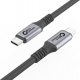 Kabel USB MicroConnect USB-C - USB-C 1.2 m Czarny (USB4CC1) 2