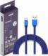Kabel USB V-TAC USB-A - microUSB 1 m Niebieski (1_778212) 2