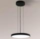 Lampa wisząca Shilo LAMPA wisząca NUNGO 8551 Shilo okrągła OPRAWA zwis LED 24,48W 4000K loftowy czarny 1