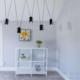 Lampa wisząca Shilo LAMPA wisząca VIWIN 9023 Shilo metalowa OPRAWA modernistyczny zwis tuby czarne 3