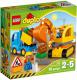 LEGO Duplo Ciężarówka i koparka gąsienicowa (10812) 1