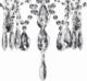 Lampa wisząca VEN Żyrandol LAMPA wisząca VEN W-N 2325/5 pałacowa OPRAWA z kryształkami ZWIS crystal maria teresa przezroczysty 1