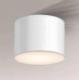 Lampa sufitowa Shilo Plafon LAMPA sufitowa SUWA 7720 Shilo metalowa OPRAWA natynkowa IP44 biała 2