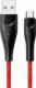 Kabel USB Usams USB-A - USB-C 3 m Czerwony (6958444983615) 1