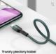 Kabel USB Usams USB-A - Lightning 1 m Zielony (6958444945248) 4