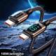 Kabel USB Usams USB-C - USB-C 1.2 m Czarny (6958444975450) 4