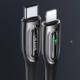 Kabel USB Usams USB-C - Lightning 1.2 m Czarny (6958444973111) 6