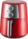 Frytkownica beztłuszczowa Delimano Wielofunkcyjna Frytownica Air Fryer Pro Czerwona Delimano 1