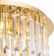 Lampa sufitowa MAXlight Przysufitowa LAMPA glamour MONACO C0205 Maxlight kryształowa do sypialni złota 2