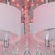 Lampa sufitowa Mdeco LAMPA sufitowa ELMDRS8006/5 8C MDECO metalowa OPRAWA z pilotem crystal glamour chrom biała 3