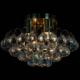 Lampa sufitowa Mdeco LAMPA sufitowa ELM6773/4 21QG MDECO kryształowa OPRAWA glamour mosiądz 2