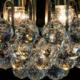 Lampa sufitowa Mdeco LAMPA sufitowa ELM6773/4 21QG MDECO kryształowa OPRAWA glamour mosiądz 3