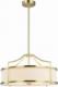Lampa wisząca Orlicki Design LAMPA okrągła Stanza Old Gold M Orlicki Design abażurowa OPRAWA wisząca w stylu klasycznym kremowa złota 2