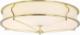 Lampa sufitowa Orlicki Design Sufitowa LAMPA plafoniera Stesso PL Old Gold L Orlicki Design okrągła OPRAWA abażurowy plafon klasyczny złoty satynowy kremowy 2