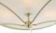 Lampa sufitowa Orlicki Design Sufitowa LAMPA plafoniera Stesso PL Old Gold L Orlicki Design okrągła OPRAWA abażurowy plafon klasyczny złoty satynowy kremowy 3