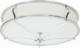 Lampa sufitowa Orlicki Design Sufitowa LAMPA abażurowa Stesso PL Cromo M Orlicki Design okrągła OPRAWA plafon w stylu klasycznym biały kremowy 1