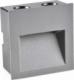 Oprawa schodowa Polux Schodowa LAMPA wpuszczana Q7 LED 313737 Polux metalowa OPRAWA kwadratowa LED 3W 4000K podtynkowa IP44 grafitowa 4