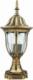 Polux Ogrodowa LAMPA stojąca FLORENCJA 302588 Polux zewnętrzna OPRAWA metalowa latarenka outdoor IP43 patyna przezroczysta 1