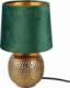 Lampa stołowa RL Light Nocna LAMPKA stojąca SOPHIA R50821015 RL Light stołowa LAMPA abażurowa na biurko ceramiczna zielona złota 1