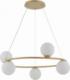 Lampa wisząca Sigma Lampa modernistyczna GAMA KOŁO Sigma 5-punktowa złoty 1