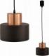 Lampa wisząca TEAM Industrialna LAMPA wisząca 137623690135 TEAM okrągła OPRAWA metalowa ZWIS loftowy czarny miedziany 2