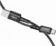 Kabel USB Acefast USB-A - USB-C 1.2 m Czarny (6974316280545) 2