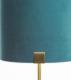 Lampa stołowa Eurofirany LAMPA DEKORACYJNA EZRA (04) (FI) 27X46 CM TURKUSOWY 1