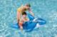 Bestway Delfin do pływania z uchwytami Transparentny 1.57m x 94cm 5