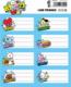 BT21 Line Friends BT21 - Zestaw 16 naklejek na zeszyty / książki 1