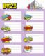 BT21 Line Friends BT21 - Zestaw 16 naklejek na zeszyty / książki 1