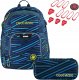 Hama Zestaw Zebra Stripe Blue (plecak+przybornik+MatchPatch) 1