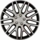 Kołpak Versaco Kołpak dakar nc 14" silver&black ze śrubami chrom 1