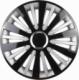 Kołpak Leoplast Kołpak falcon 15" czarno-srebrny 2