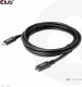 Kabel USB Club 3D USB-C - USB-C 1 m Czarny (500711) 8