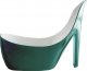 Wanna Toule Wanna 200x80x150 damska szpilka syfon akryl nowa zielona 4