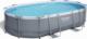 Bestway Basen ogrodowy stelażowy owalny o wymiarach 488 x 305 x 107 cm i pojemności 10949 l Power Steel Bestway + pompa filtrująca + drabinka Uniwersalny 1