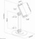 Uchwyt Neomounts Neomounts by NewStar Uchwyt do tabletu DS15-540BL1 10