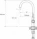Bateria kuchenna Quadron Jodie Q Line Slim SteelQ stojąca złota (84818011) 1