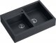 Zlewozmywak Quadron BILL 120 GraniteQ black diamond/slementy stalowe 1