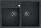 Zlewozmywak Quadron BILL 120 GraniteQ black diamond/slementy stalowe 1