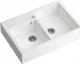 Zlewozmywak Quadron BILL 120 GraniteQ snow white/elementy stalowe 1