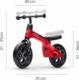 Rowerek biegowy Qplay Tech Czerwony 1