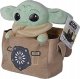 Simba Simba Disney The Mandalorian Grogu with bag, cuddly toy (green/brown, 25 cm) 1
