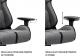 Fotel IMBA Seat WARLOCK materiałowy szaro-czarny 5