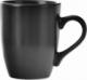 Orion Kubek z uchem do picia kawy herbaty napojów ceramiczny czarny alfa 350 ml 1