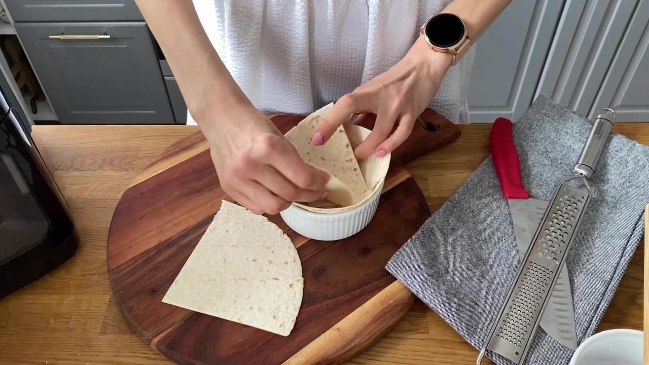 etap 2 składania tortili