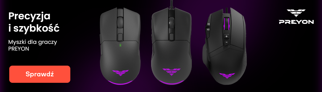 Sprawdź myszki gamingowe Preyon